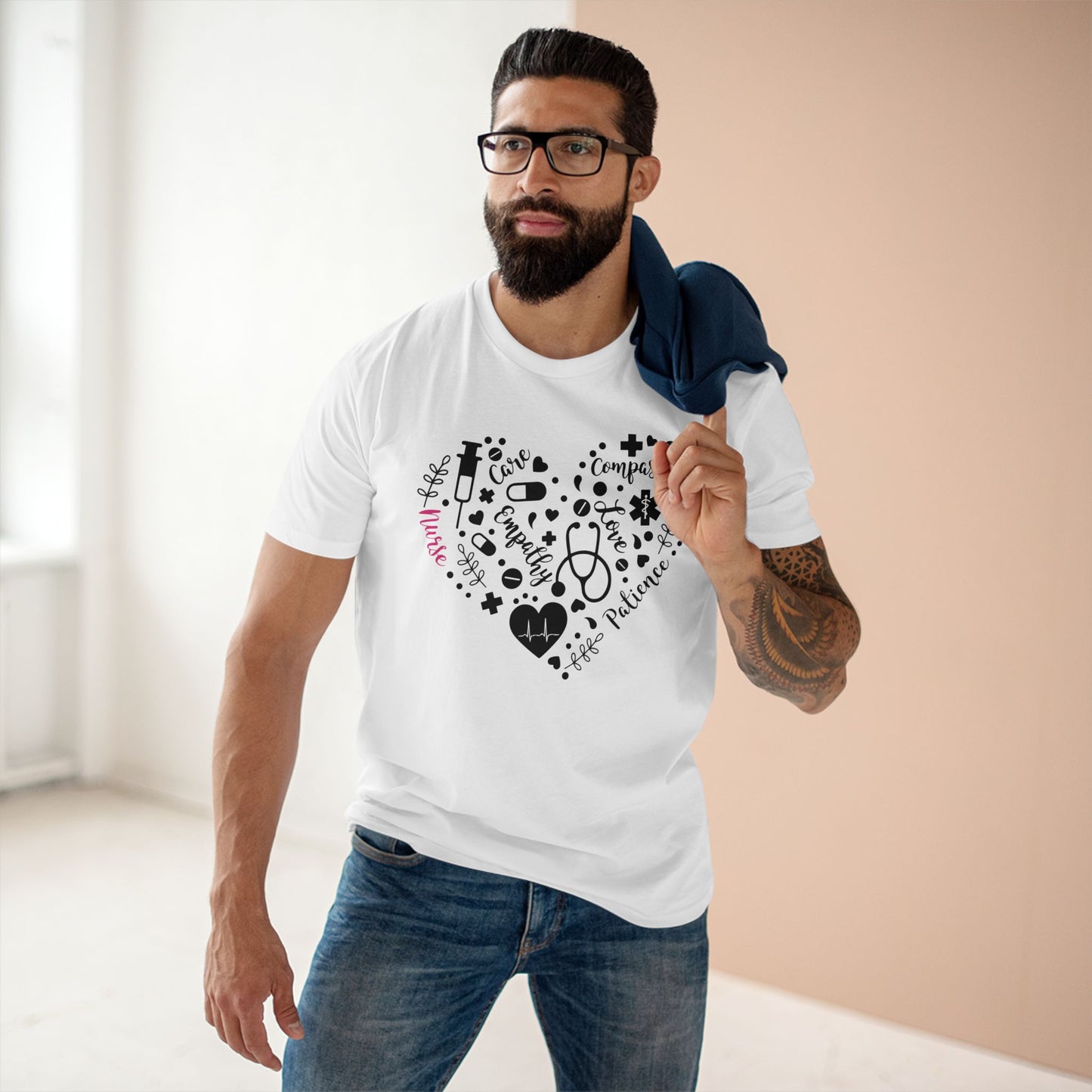 Nurse Heart Shaped Tee