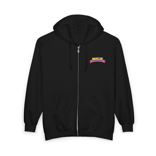Mollie SDS/PACU Cozy Unisex Zip Hoodie - Perfect for Casual Outings, Gifts, Affordable Streetwear, and Everyday Comfort