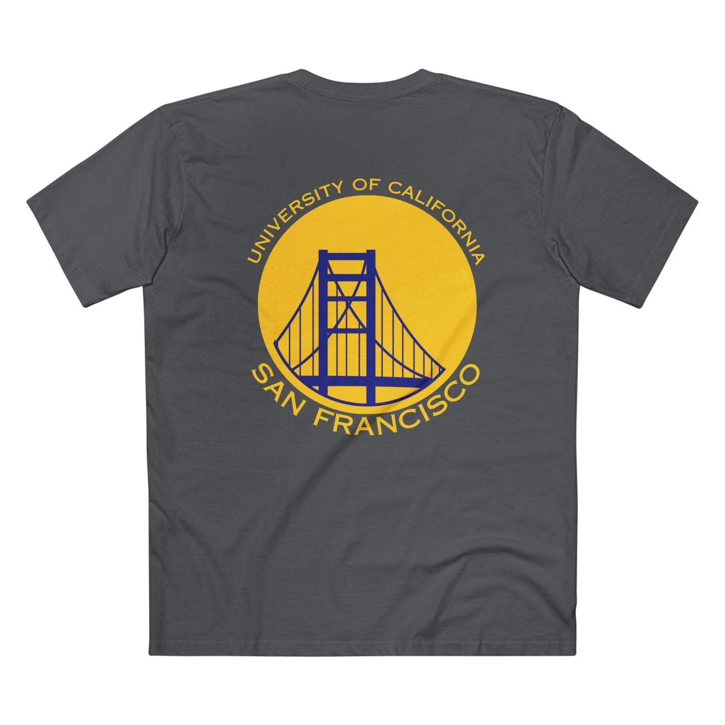 Yellow Blue Golden Gate Simple Work Tee