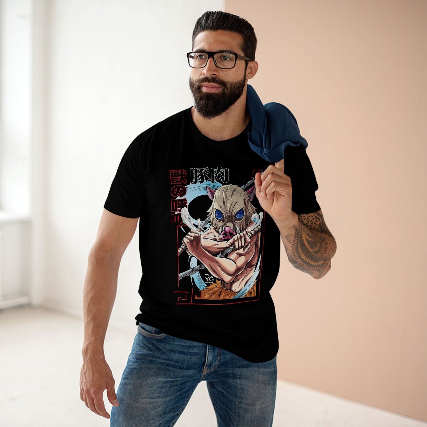 Inosuke Kimetsu Anime Inspired Tee