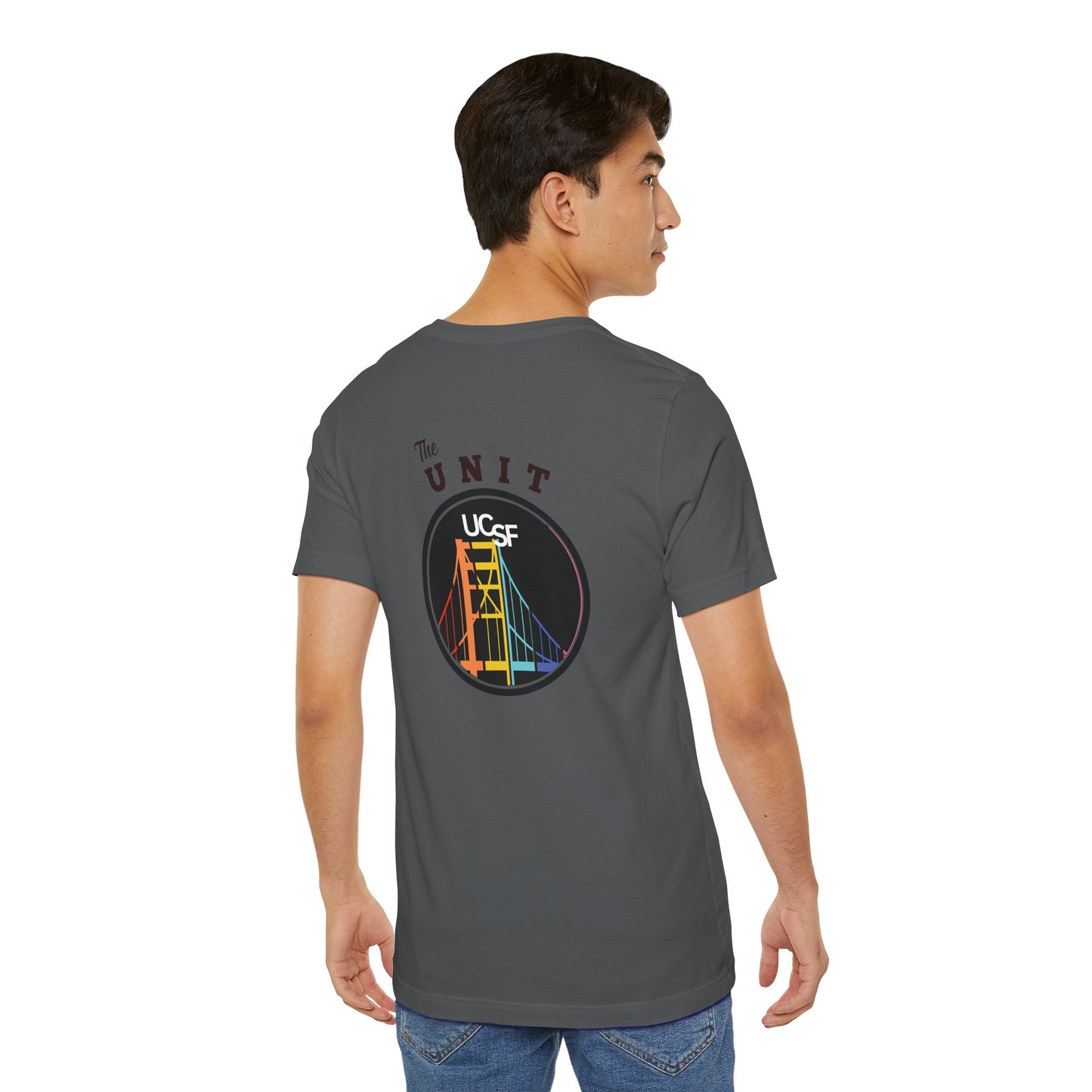 Simple Work THE UNIT Black Dark Colored Unisex Jersey Short Sleeve Tee