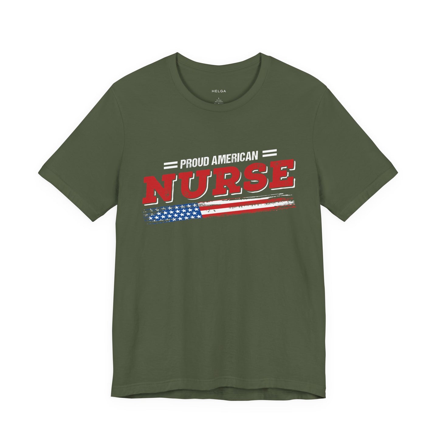 Proud American Nurse Unisex Jersey Short Sleeve Tee