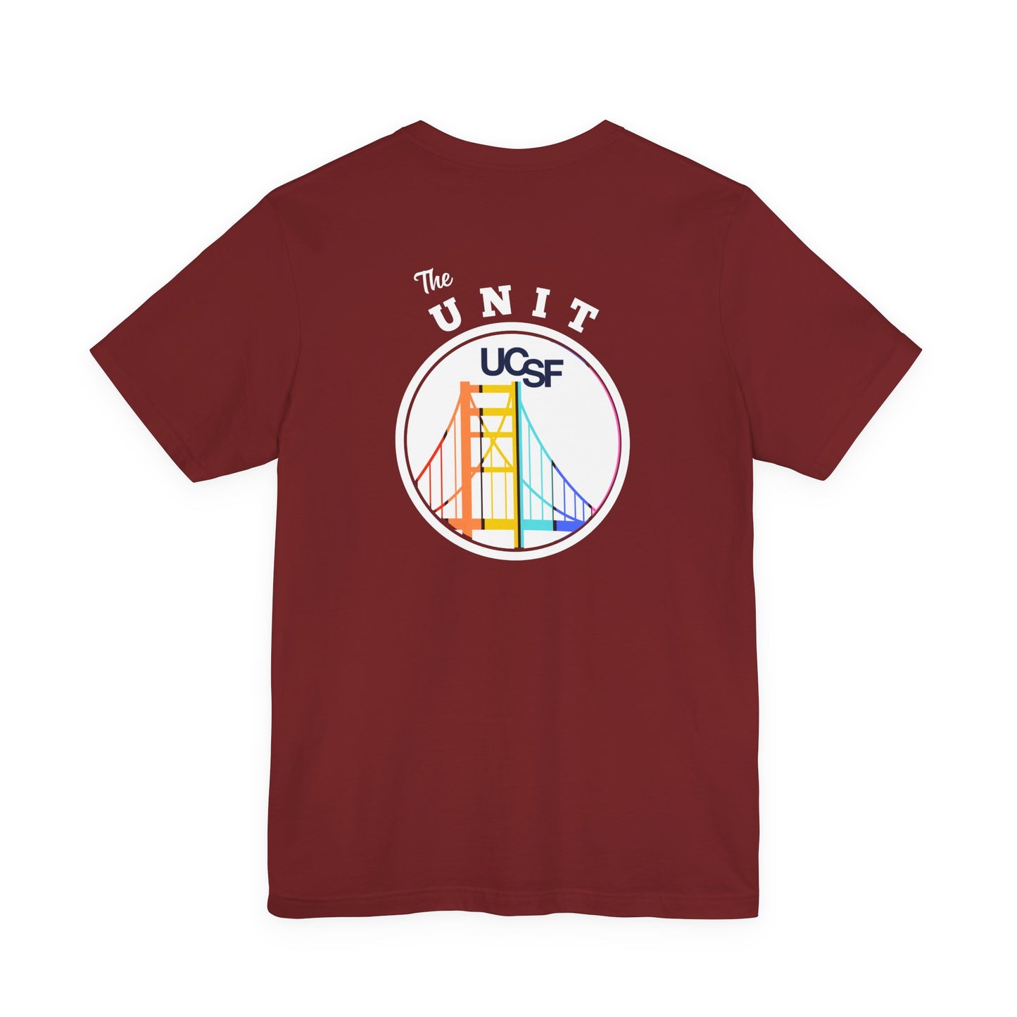 Simple Work The Unit White Dark Colored Unisex Jersey Short Sleeve Tee