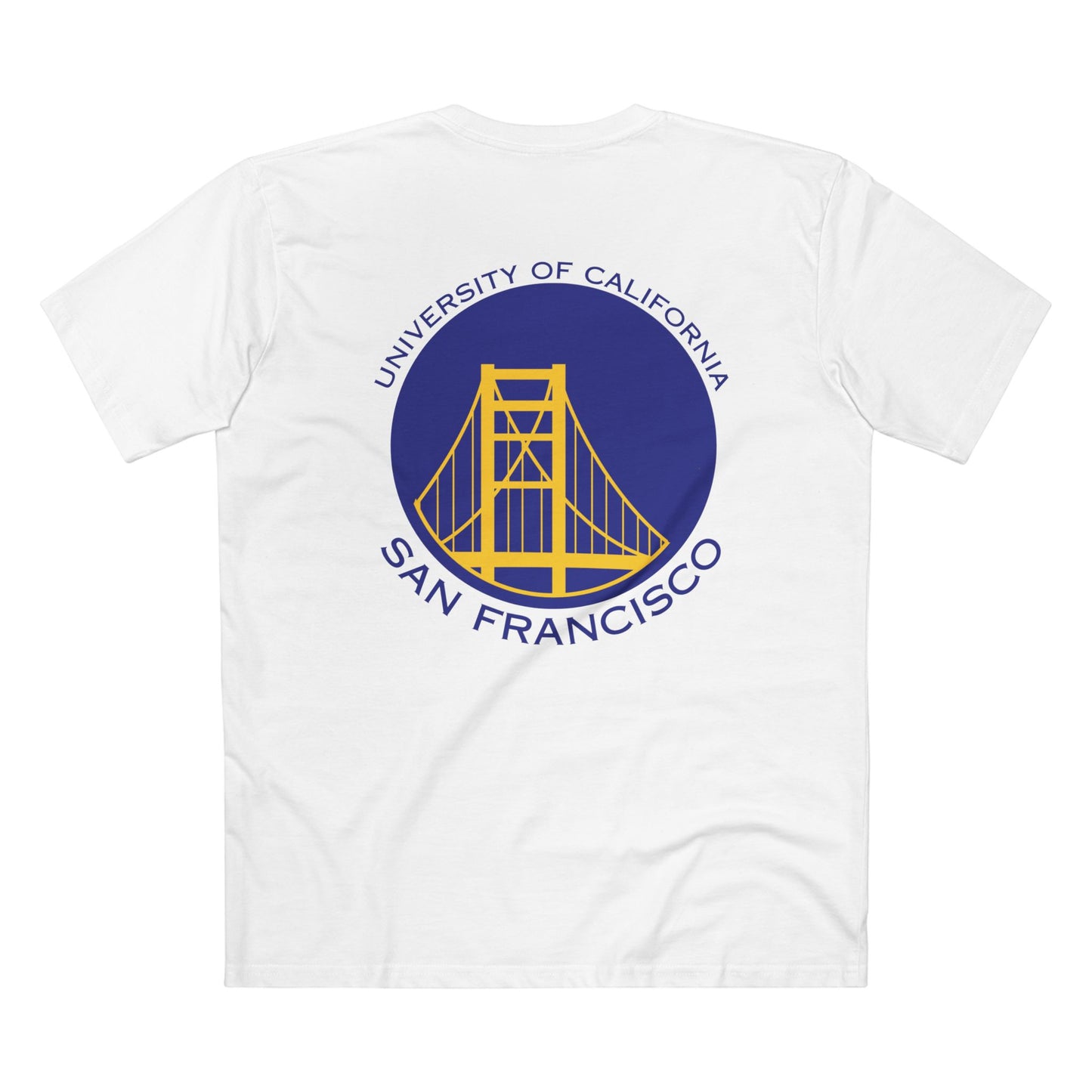 Blue Yellow Golden Gate Simple Work Tee