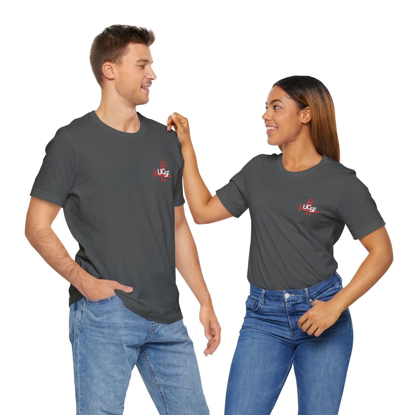 Simple Work The Unit White Dark Colored Unisex Jersey Short Sleeve Tee