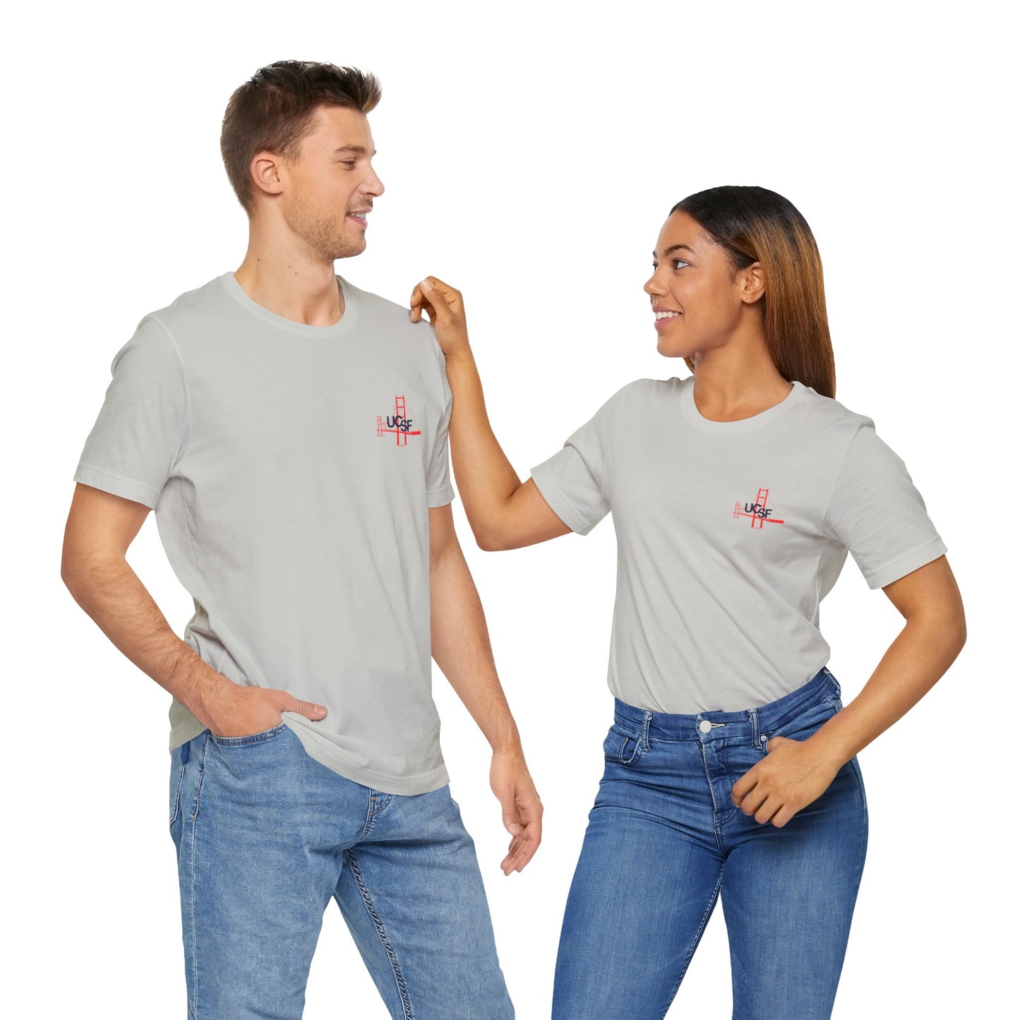 Simple Work Light Colored Cali Flag Unisex Jersey Short Sleeve Tee
