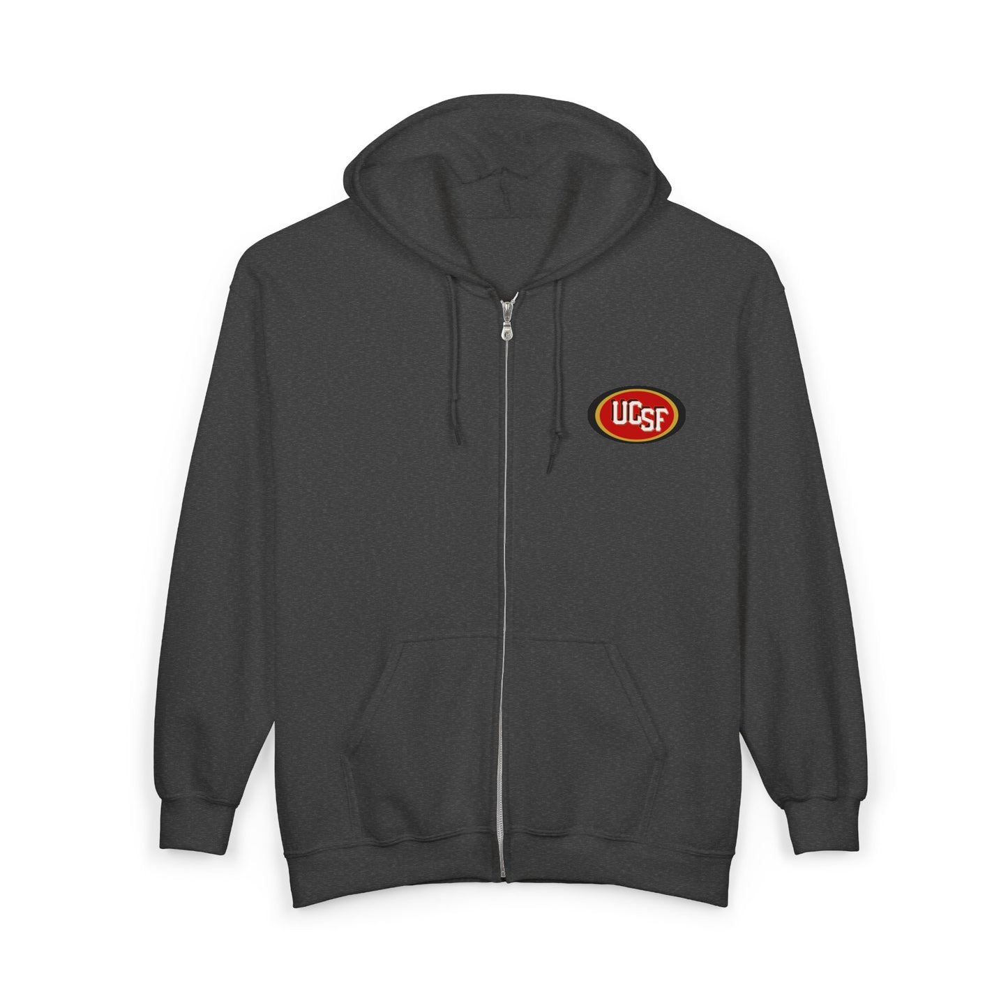 Simple Work Black Red Gold Cozy Unisex Zip Hoodie - Perfect for Casual Outings, Gifts, Affordable Streetwear, and Everyday Comfort