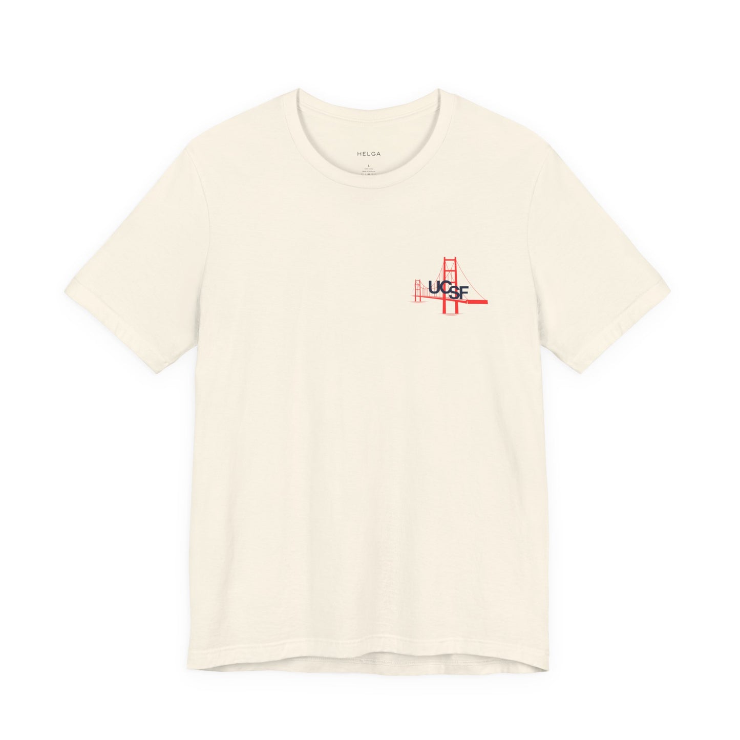 Simple Work Light Colored Cali Flag Unisex Jersey Short Sleeve Tee