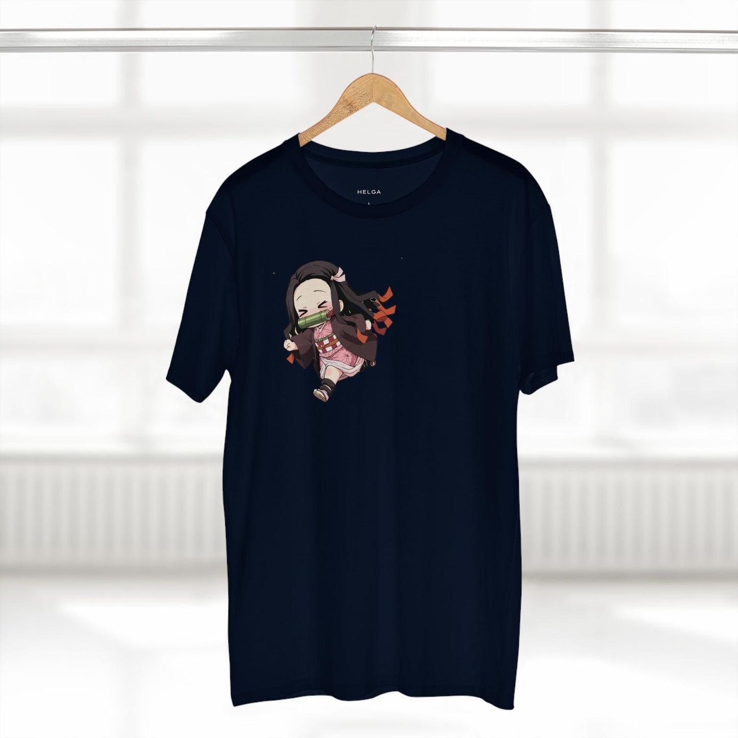 Cute Nezuko Running Away Kimetsu Chibi Anime Inspired Tee