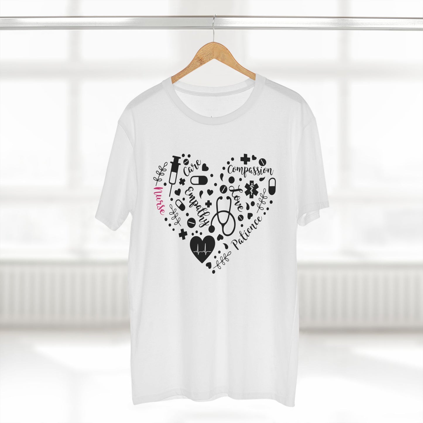 Nurse Heart Shaped Tee