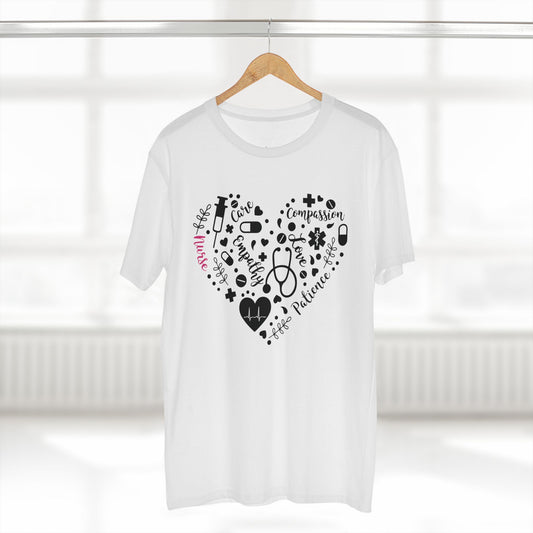 Nurse Heart Shaped Tee