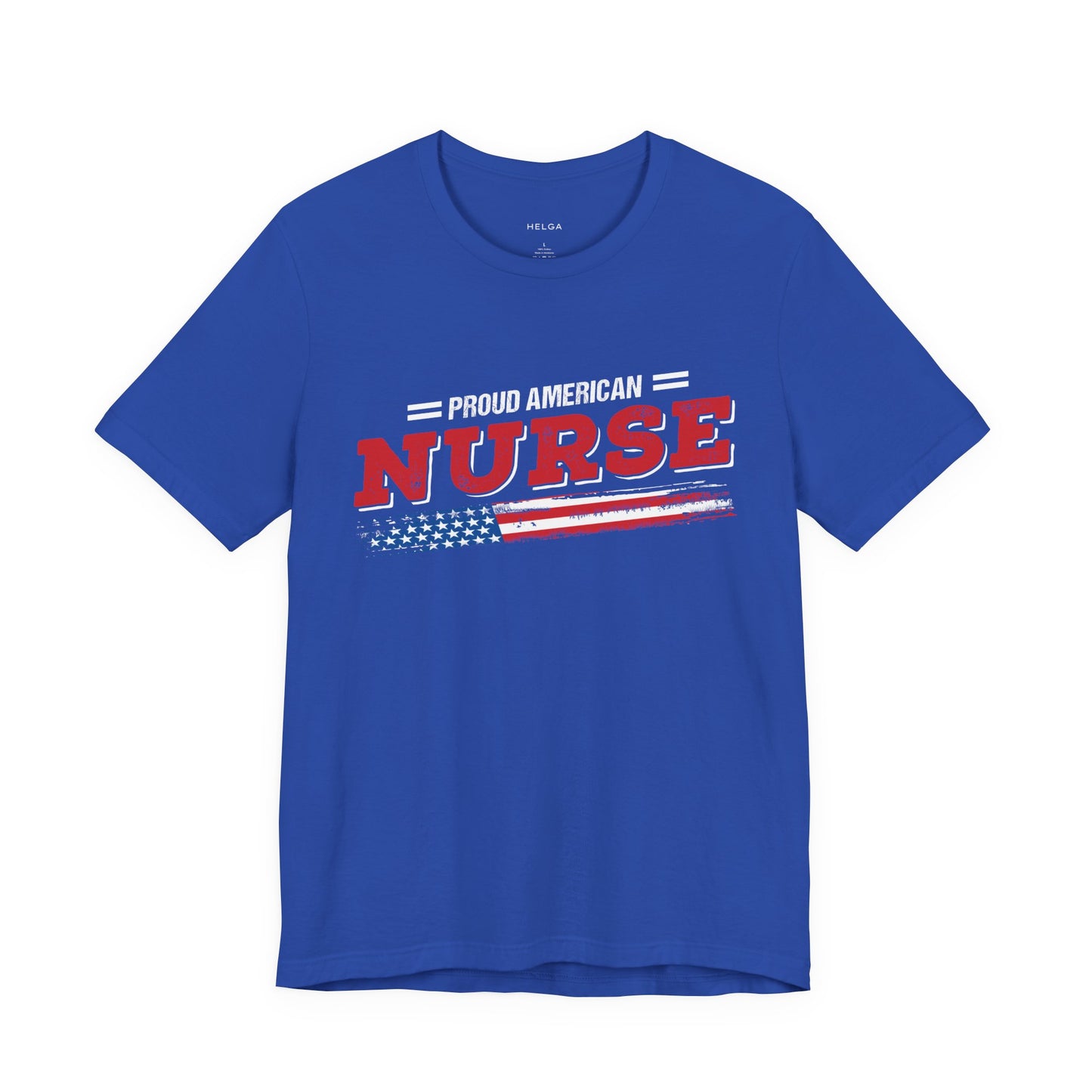 Proud American Nurse Unisex Jersey Short Sleeve Tee