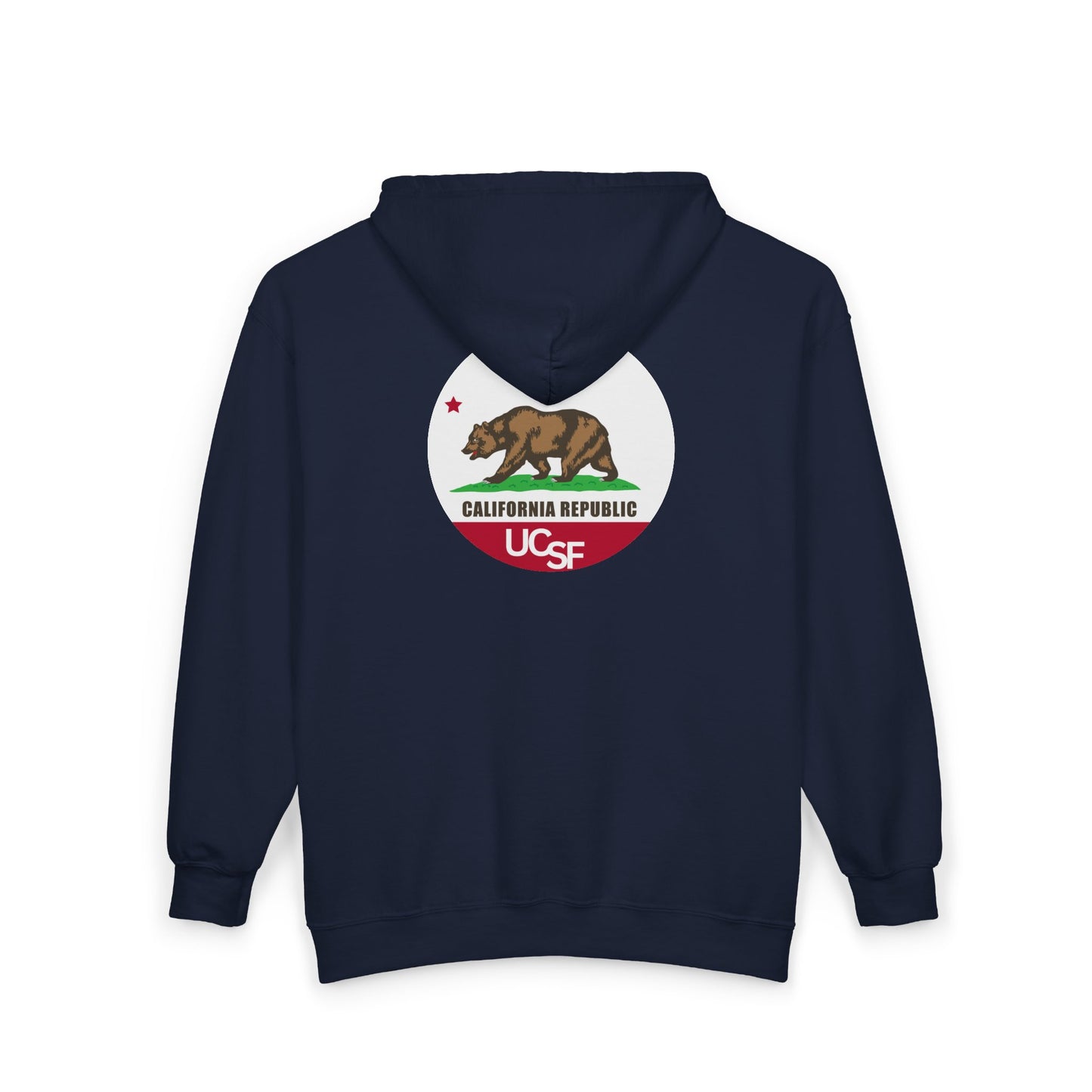 Simple Work Cali Flag Cozy Unisex Zip Hoodie - Perfect for Casual Outings, Gifts, Affordable Streetwear, and Everyday Comfort
