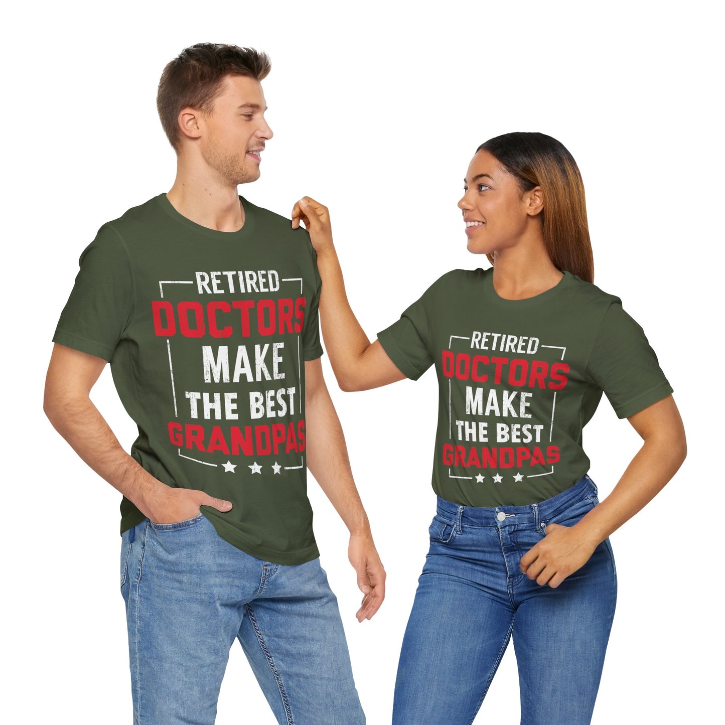 Retired Doctors Make the Best Grandpas Unisex Jersey Short Sleeve Tee