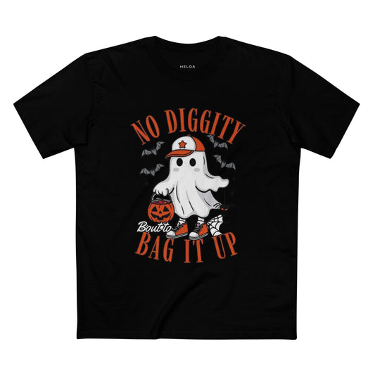No Diggity Bag It Up Halloween Tee