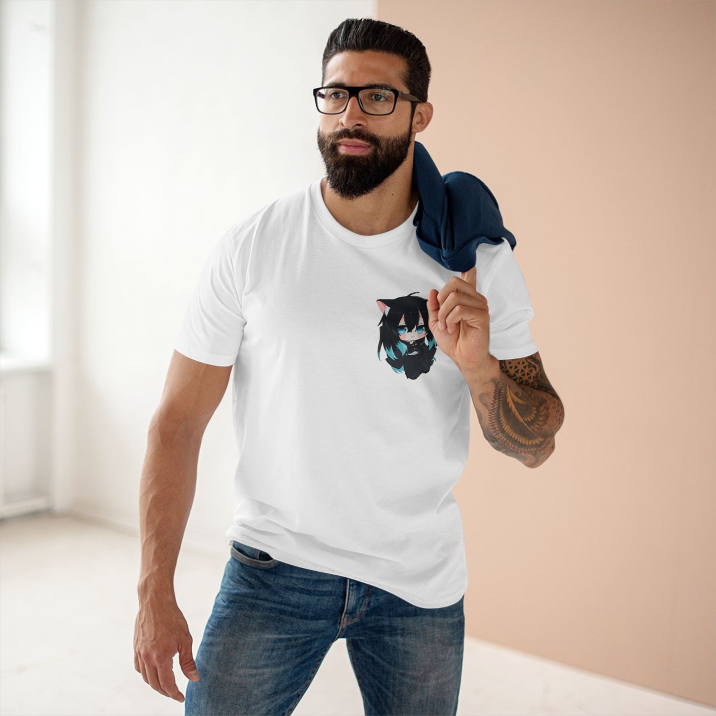 Cat Chibi Anime Inspired Tee