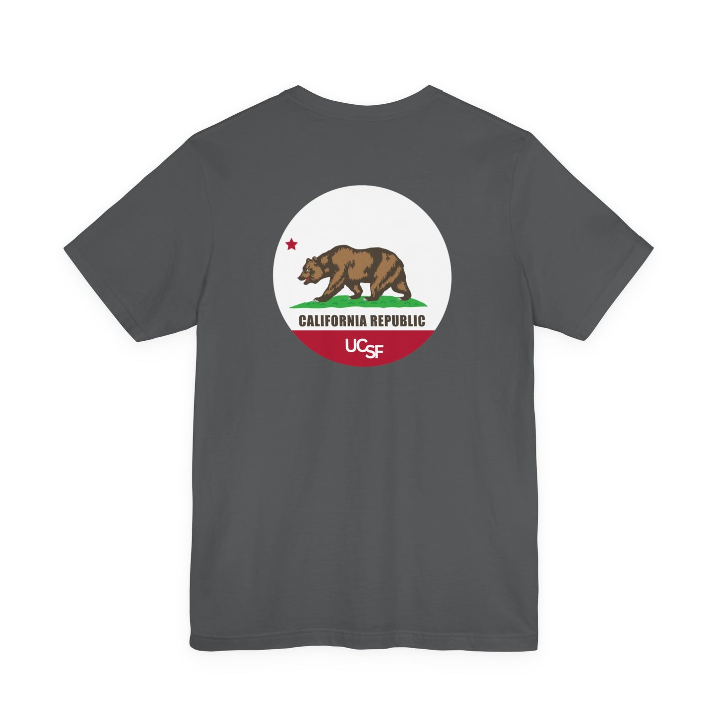 Simple Work Dark Cali Flag Unisex Jersey Short Sleeve Tee