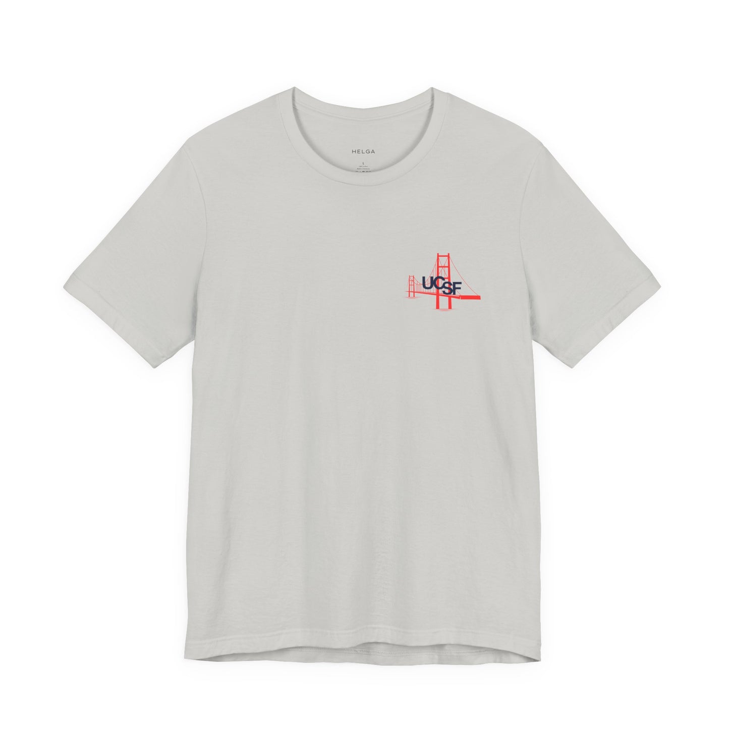 Simple Work Light Colored Cali Flag Unisex Jersey Short Sleeve Tee