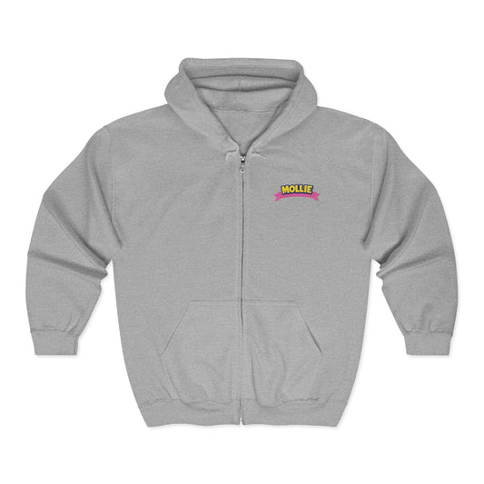 Mollie SDS/PACU Cozy Unisex Zip Hoodie - Perfect for Casual Outings, Gifts, Affordable Streetwear, and Everyday Comfort