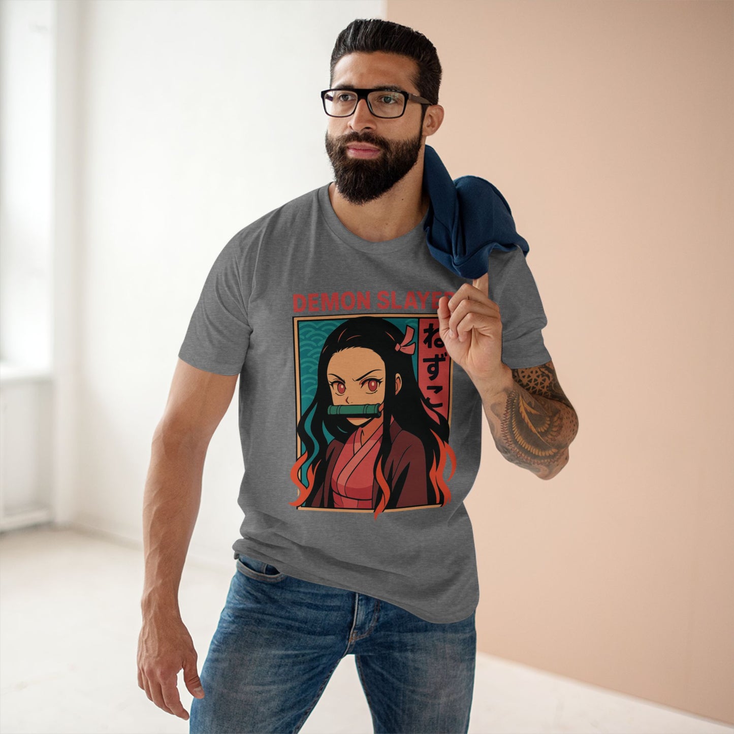 Nezuko Kimetsu Anime Inspired Tee
