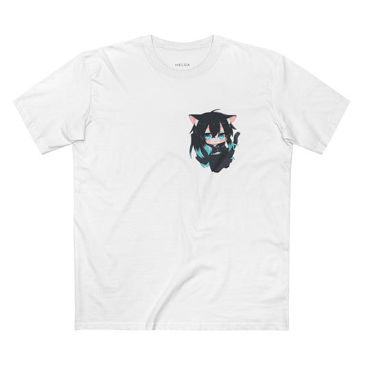 Cat Chibi Anime Inspired Tee