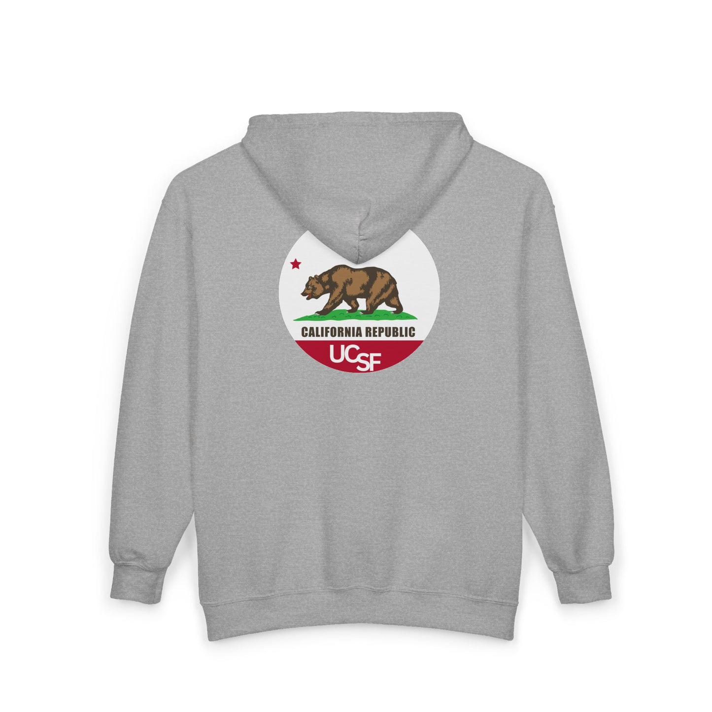 Simple Work Cali Flag Cozy Unisex Zip Hoodie - Perfect for Casual Outings, Gifts, Affordable Streetwear, and Everyday Comfort