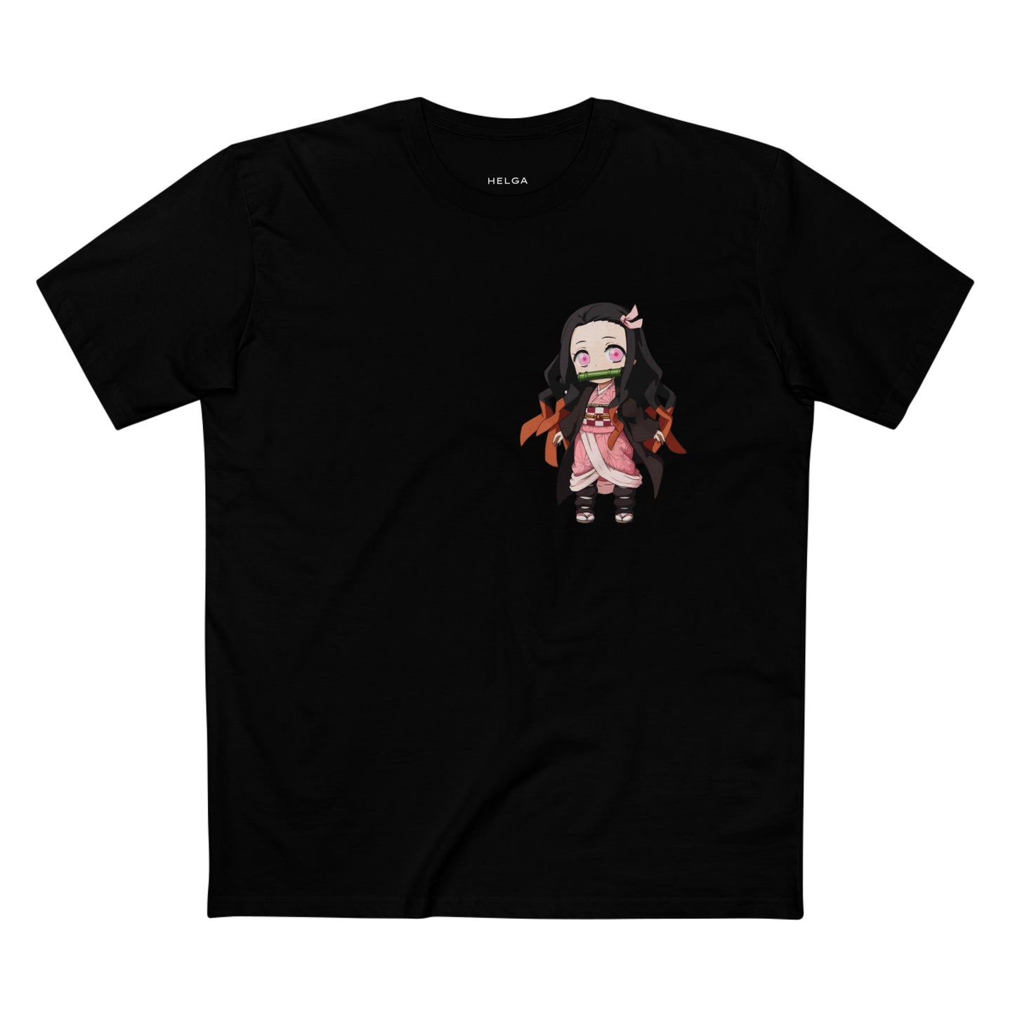 Cute Nezuko Kimetsu Chibi Anime Inspired Tee