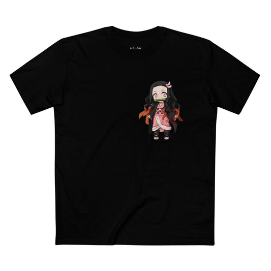 Cute Nezuko Kimetsu Chibi Anime Inspired Tee