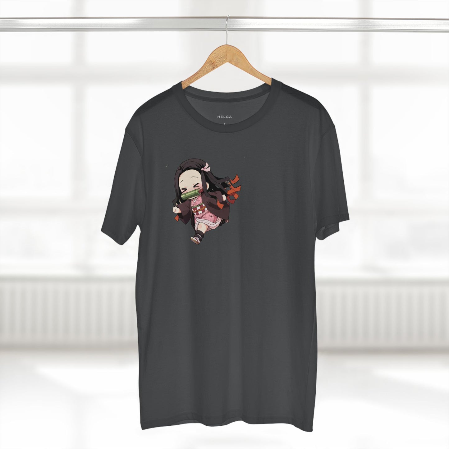 Cute Nezuko Running Away Kimetsu Chibi Anime Inspired Tee