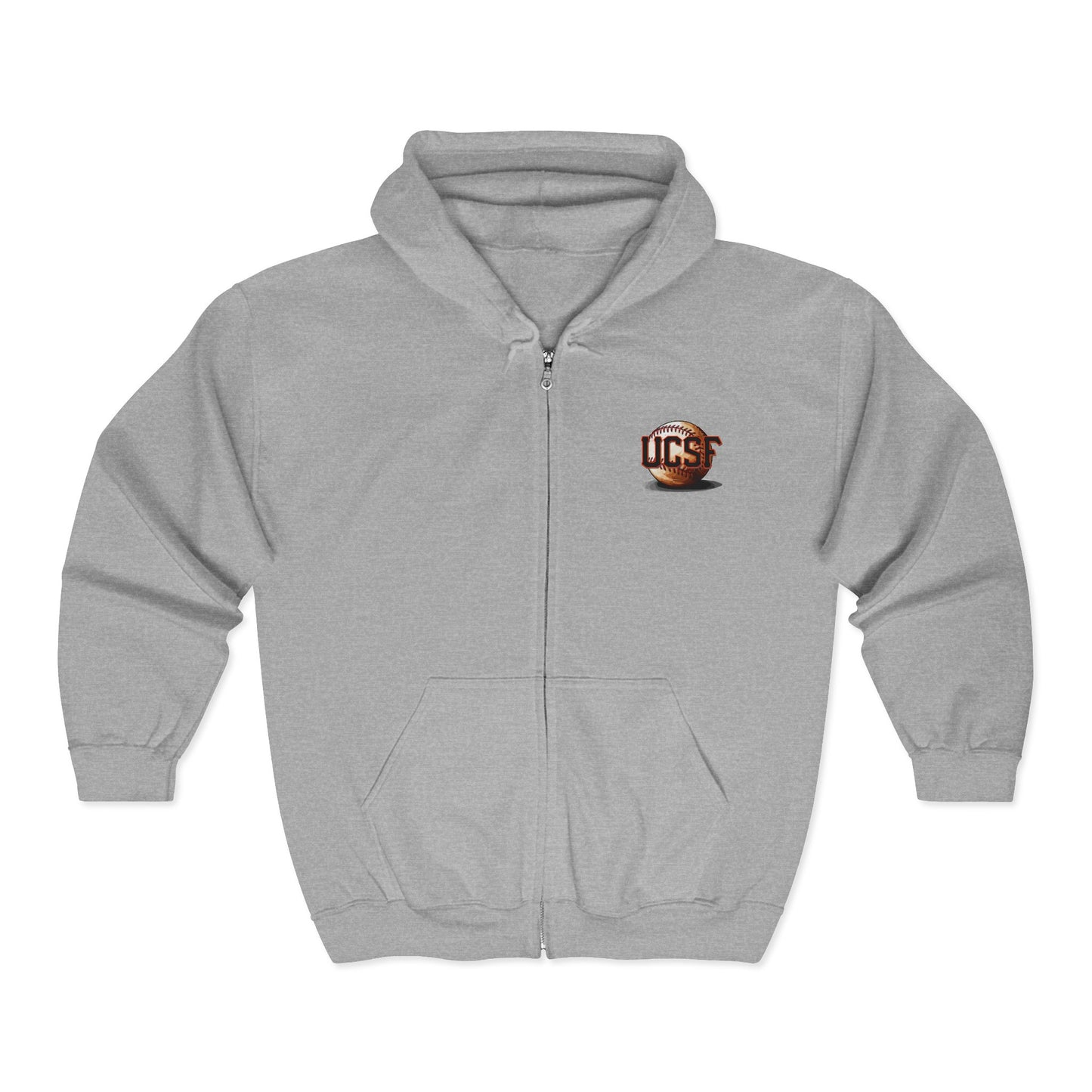 Simple Work Orange Black Golden Gate Cozy Unisex Zip Hoodie - Perfect for Casual Outings, Gifts, Affordable Streetwear, and Everyday Comfort