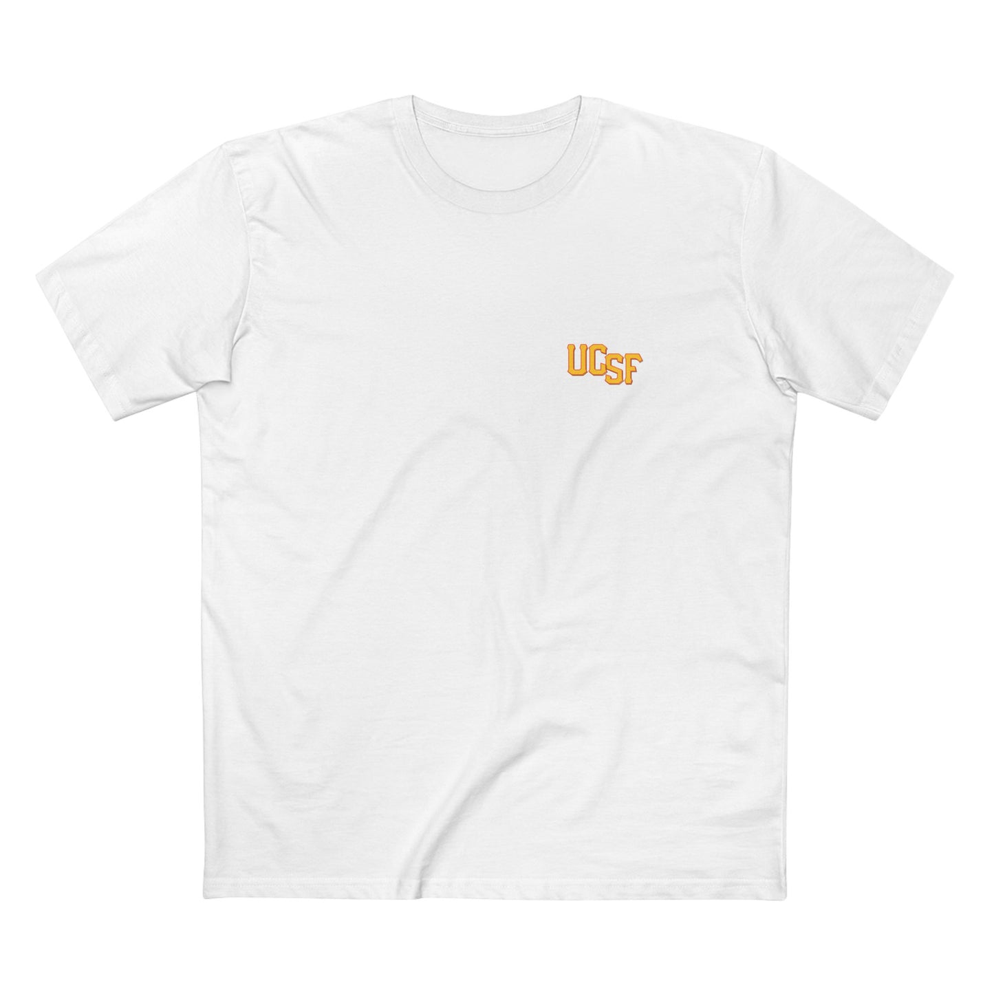 Yellow Blue Golden Gate Simple Work Tee
