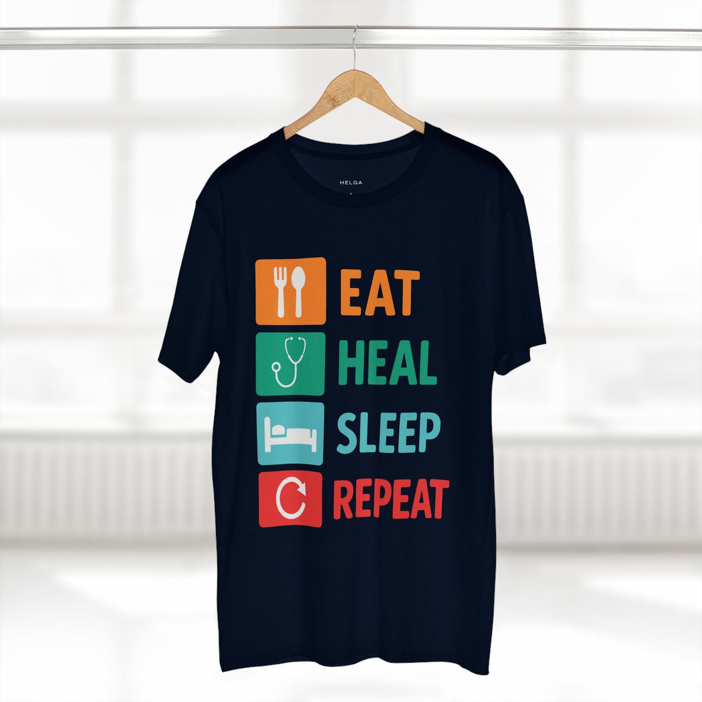 Eat Heal Sleep Repeat Tee