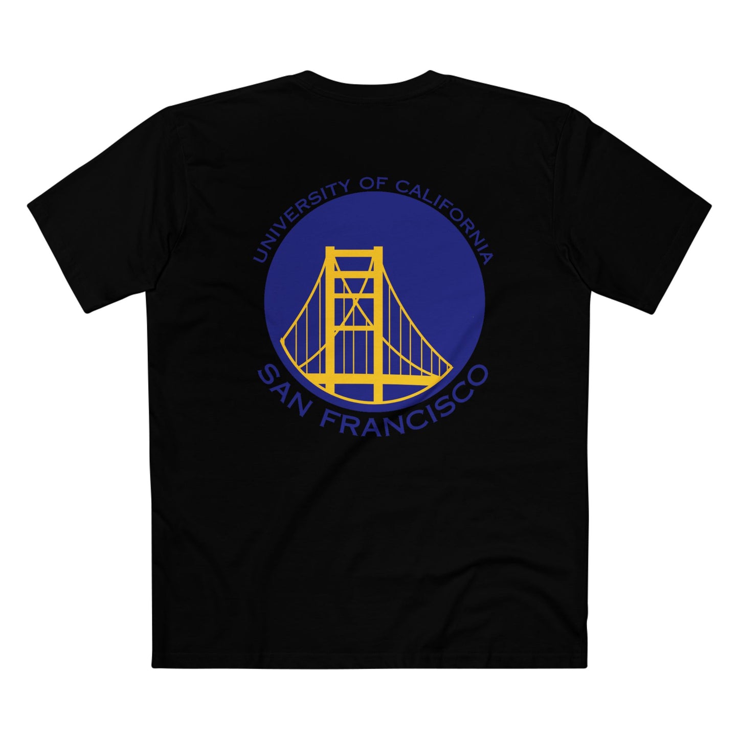 Blue Yellow Golden Gate Simple Work Tee