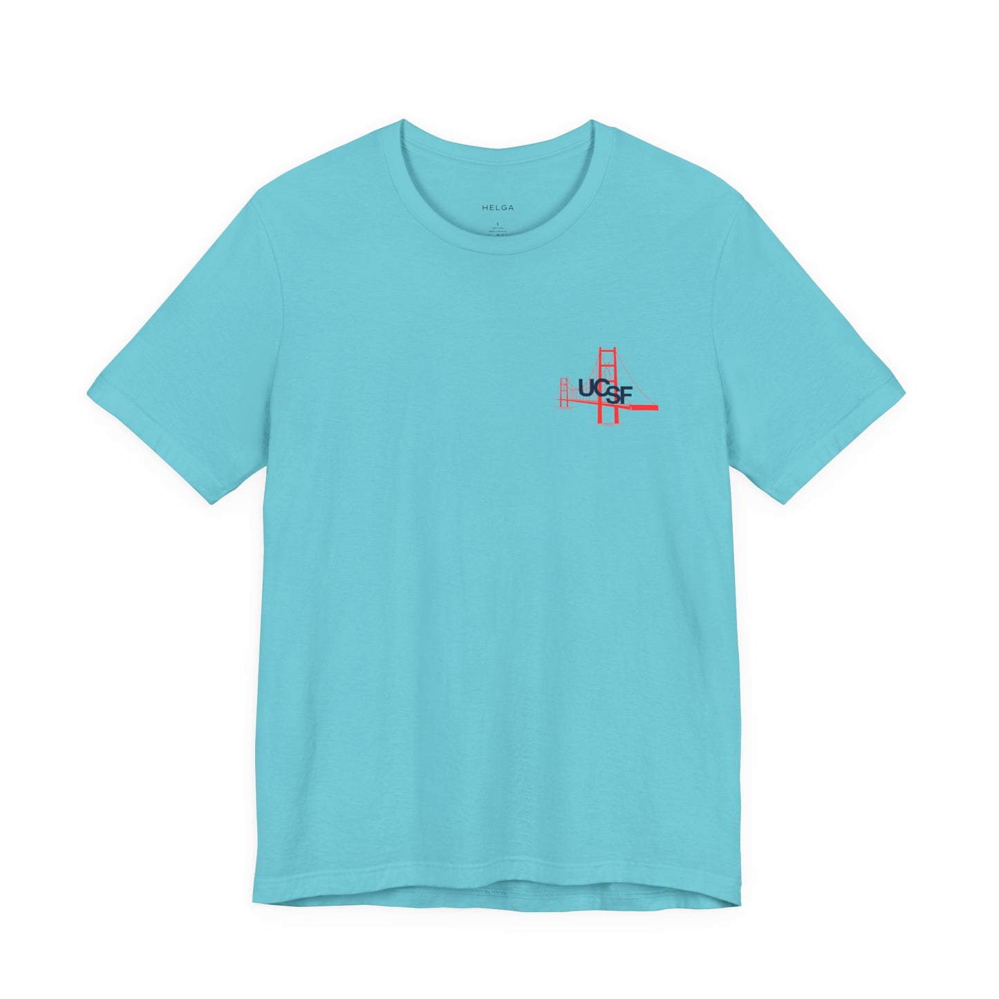 Simple Work Light Colored Cali Flag Unisex Jersey Short Sleeve Tee