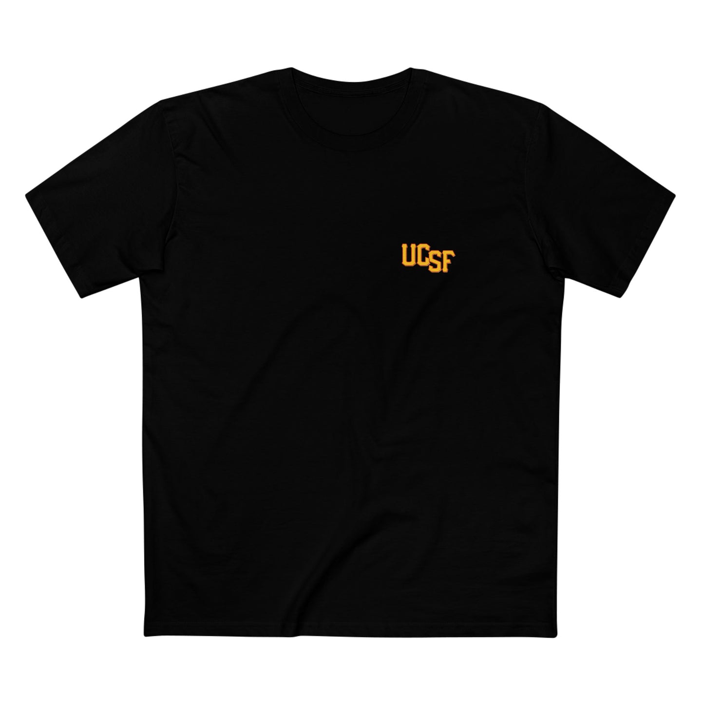 Yellow Blue Golden Gate Simple Work Tee