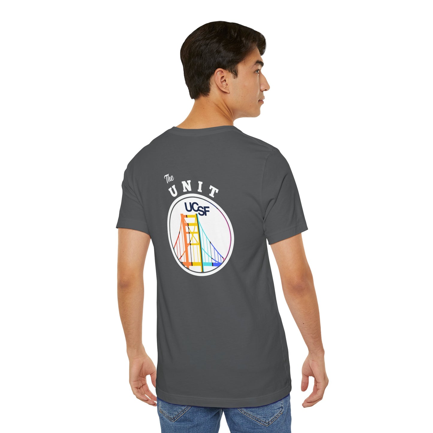 Simple Work The Unit White Dark Colored Unisex Jersey Short Sleeve Tee