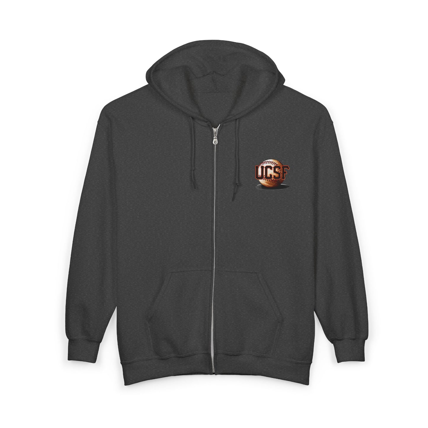 Simple Work Orange Black Golden Gate Cozy Unisex Zip Hoodie - Perfect for Casual Outings, Gifts, Affordable Streetwear, and Everyday Comfort