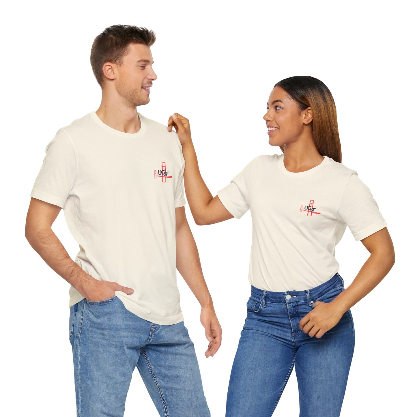 Simple Work Light Colored Cali Flag Unisex Jersey Short Sleeve Tee