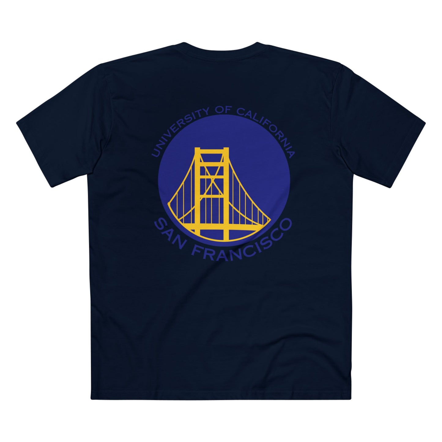 Blue Yellow Golden Gate Simple Work Tee