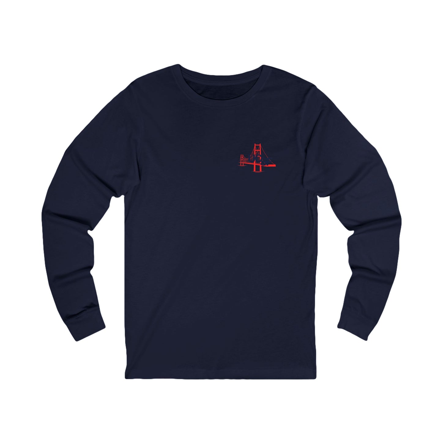 Simple Work The Unit Black Unisex Long Sleeve Tee with UCSF Design, Comfortable Apparel, Gift for Students, Casual Wear, Stylish Layering Option