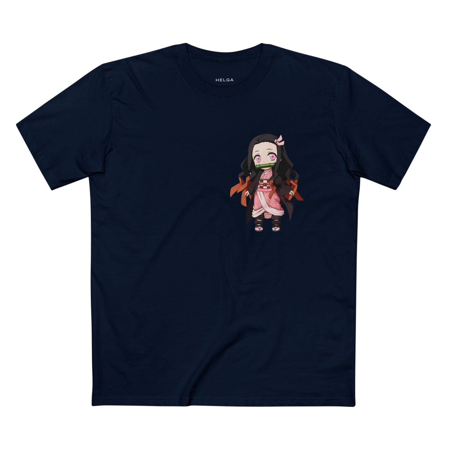 Cute Nezuko Kimetsu Chibi Anime Inspired Tee