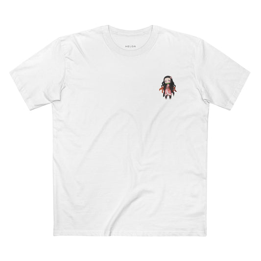 Just Bein' Me Cute Nezuko Kimetsu Chibi Anime Inspired Tee